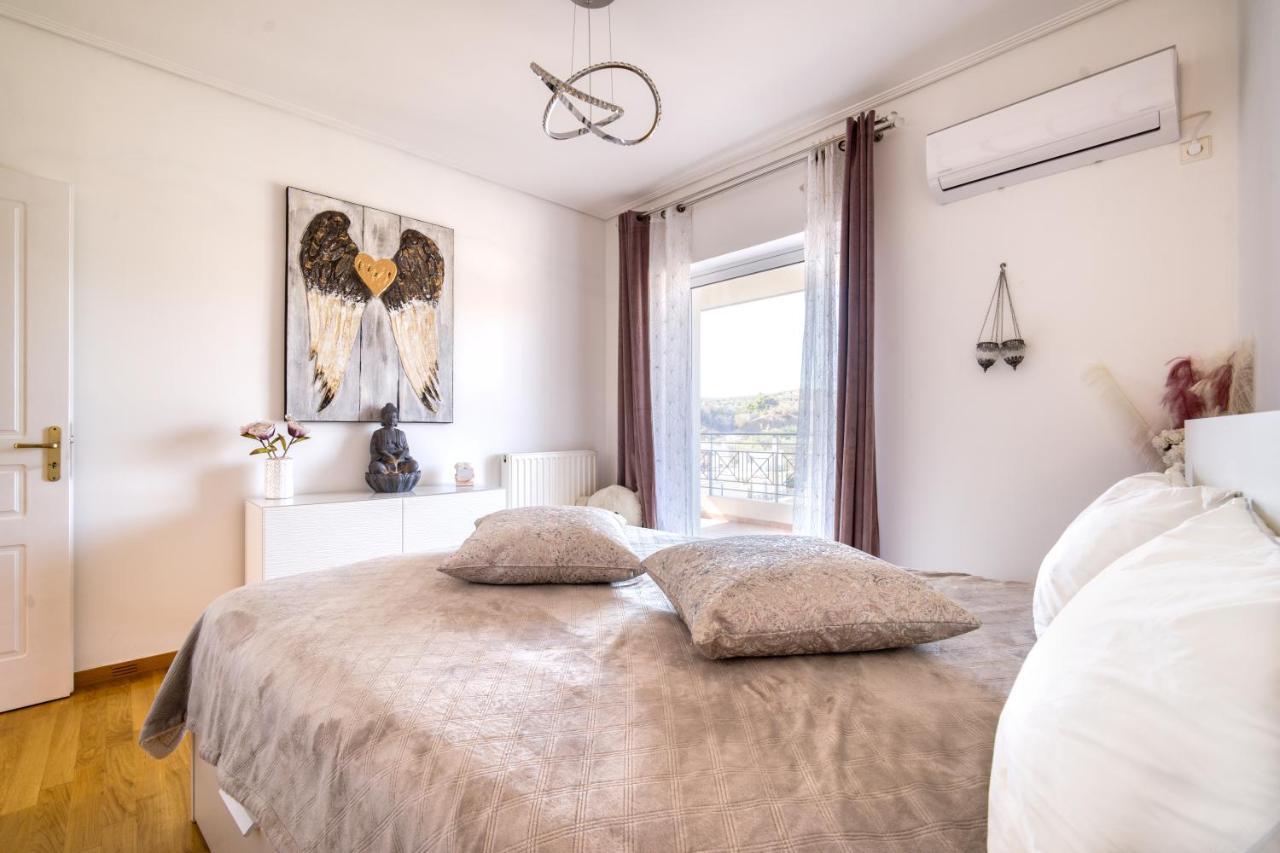 Sea & Mountain Apartment Close To Port And City Lavrion Ngoại thất bức ảnh