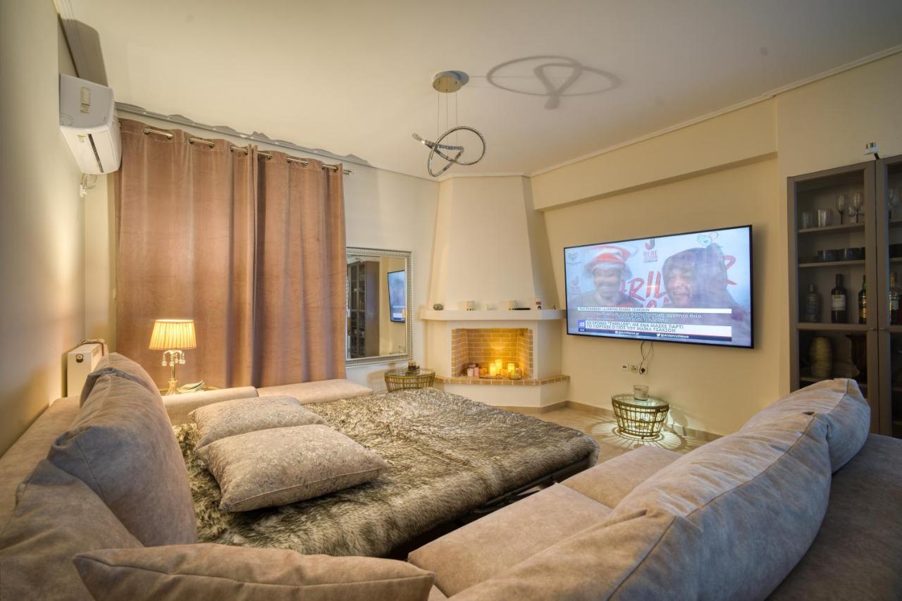 Sea & Mountain Apartment Close To Port And City Lavrion Ngoại thất bức ảnh