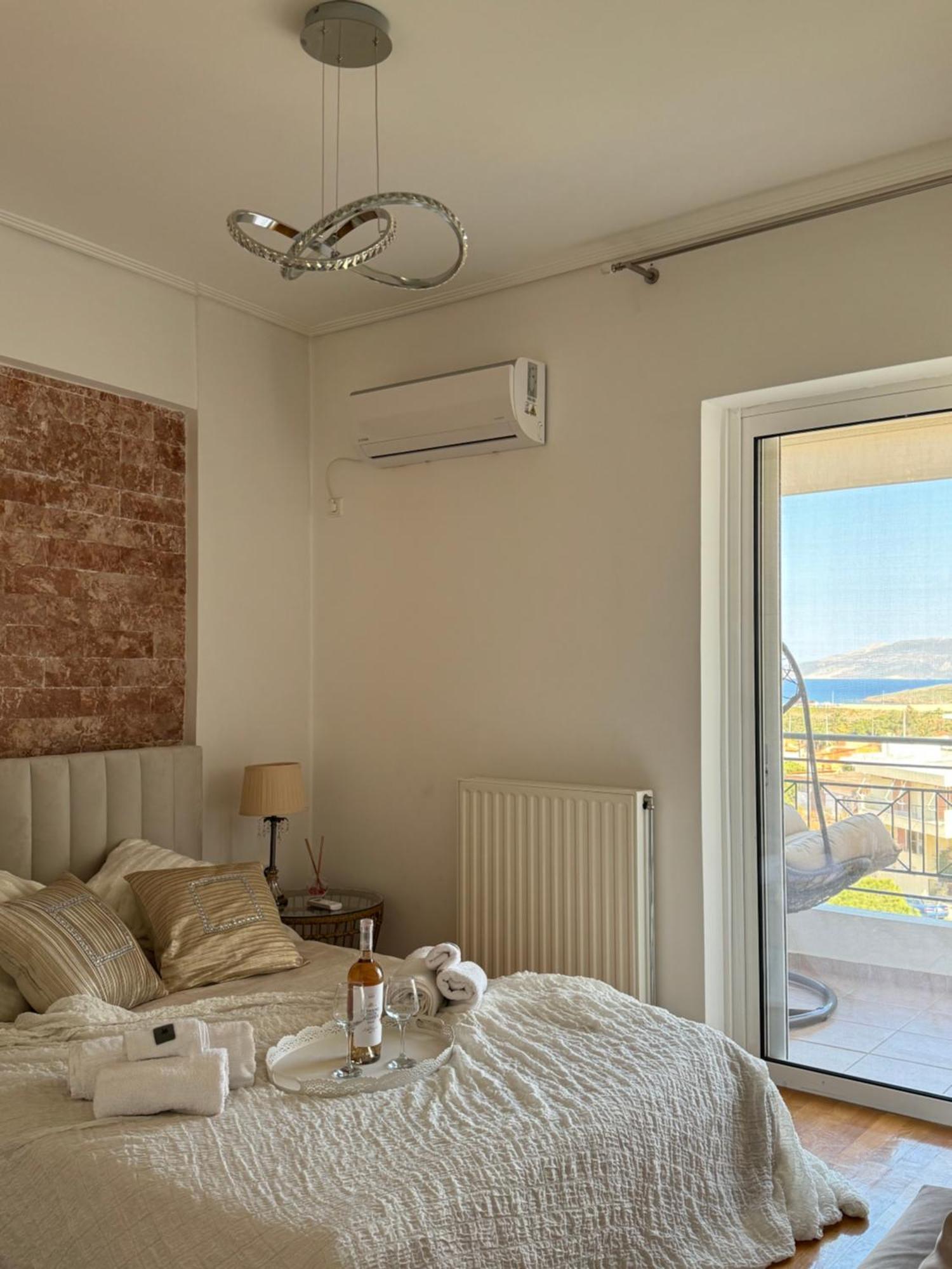 Sea & Mountain Apartment Close To Port And City Lavrion Ngoại thất bức ảnh